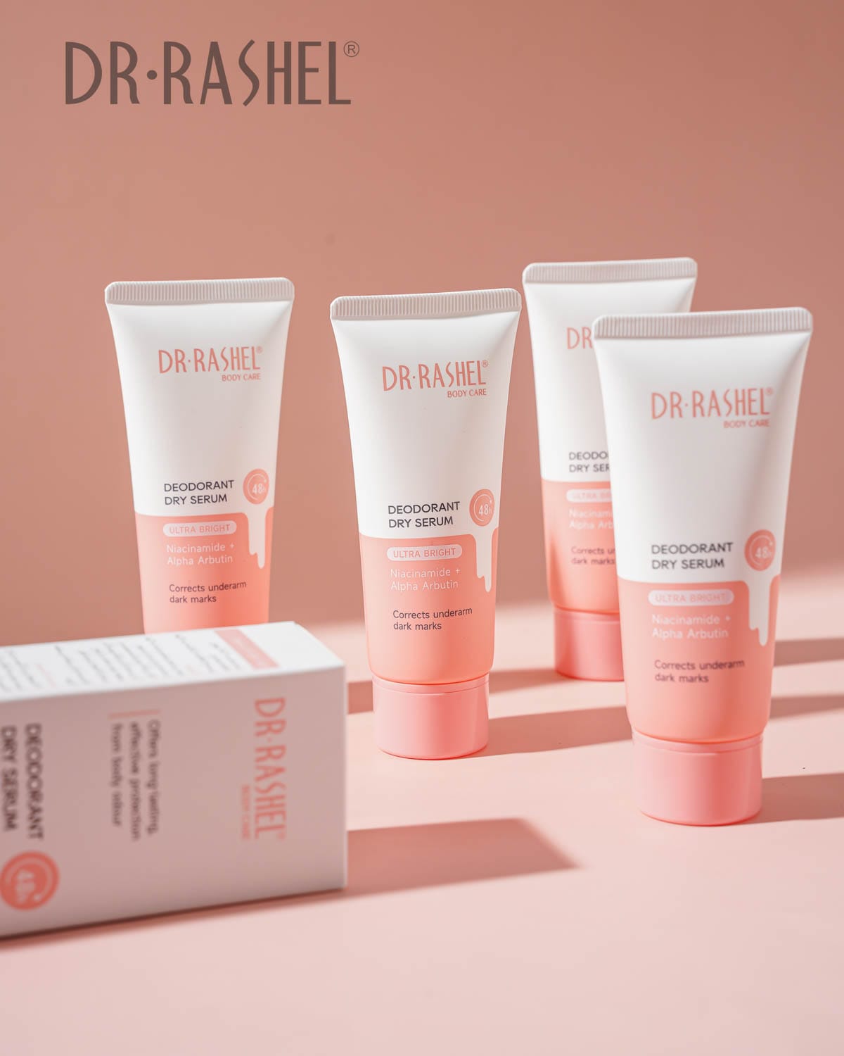 Dr Rashel Ultra Bright  Niacinamide + Alpha Arbutin Deodorant Dry Serum