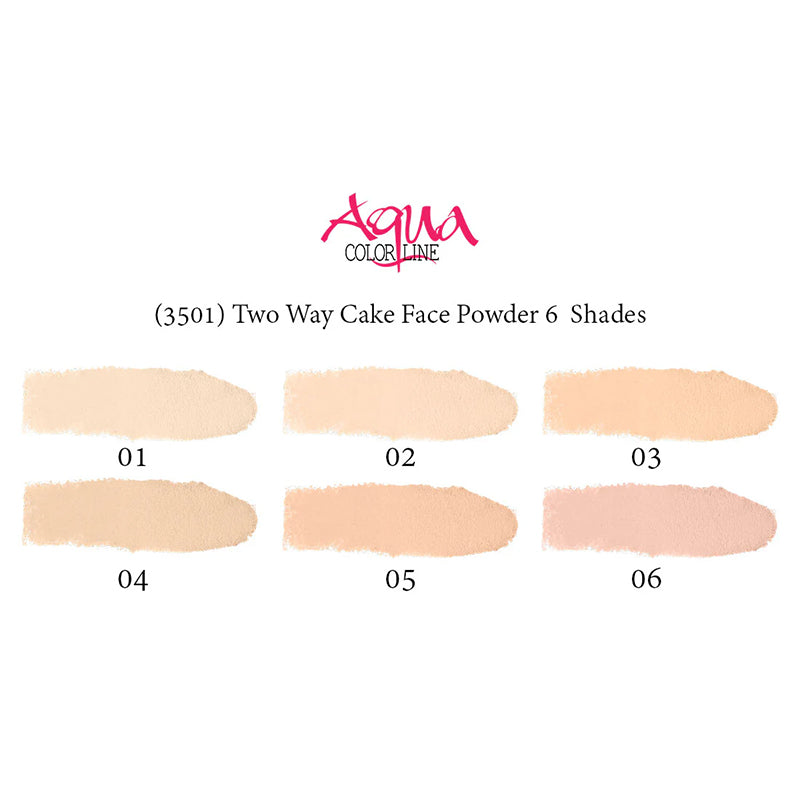 Aqua Color Line Face Powder