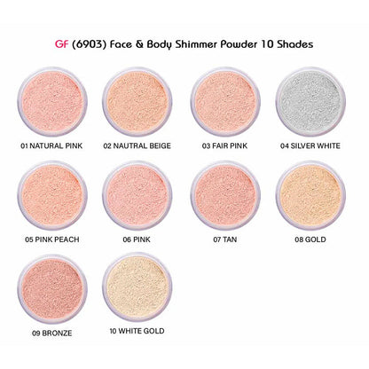 Glamorous Face Loose Face & Body Shimmer Powder