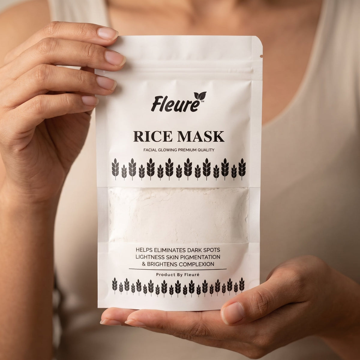Fleuré Rice Mask | Brightening Face Mask for Dark Spots & Pigmentation
