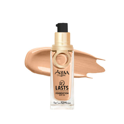 Aqua Color line 12H Last Full Coverage Foundation SPF 30