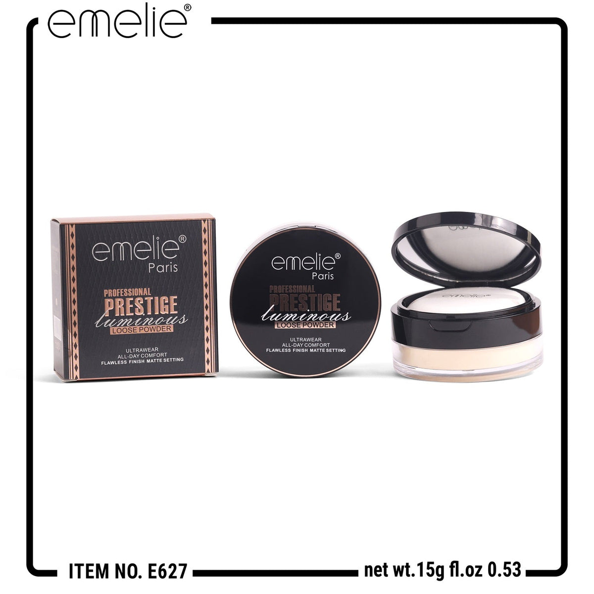PROFESSIONAL PRESTIGE Cuminous Loose Powder – Flawless Matte, All-Day Wear
